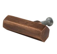 Metallic Brown Hexa Gilli Iron Cabinet Knob