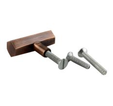 Metallic Brown Hexa Gilli Iron Cabinet Knob