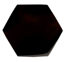 Platinum Grey Hexa Iron Cabinet Knob