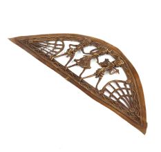Brass Dhokra Art Wall Hanging Tribal Farmers Statues in Semi Circle