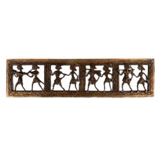 Brass Wall Decor Dhokra Folk ArtÂ With Tribal Figurines