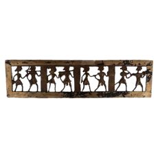 Brass Wall Decor Dhokra Folk ArtÂ With Tribal Figurines