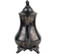 Brass Kettle Tea Pot In Black Finish