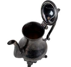 Brass Kettle Tea Pot In Black Finish