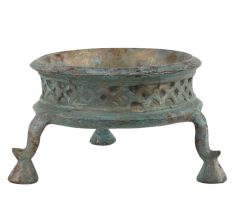 Brass Three legged Brass Stand Planter Stand