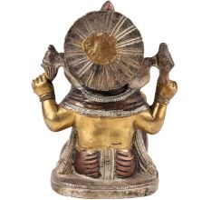 Brass Ganesha Statue Puja Offering For Temple Decoration
