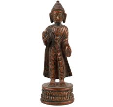 Brass Standing Buddha Statue Home Decoration
