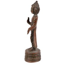 Brass Standing Buddha Statue Home Decoration