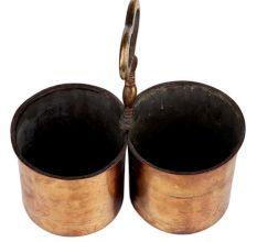 Brass Serving Cups With Handle (In Pair)