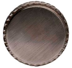 Round Brushed Silver Color Brass Cabinet Drawer Knob