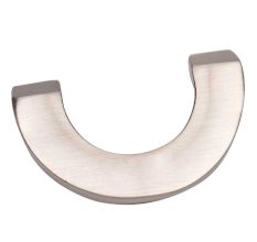 Brass Brushed Silver Color U Shape Cabinet pull Handle knob