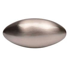 Brass Sold Oval Modern Knob Furniture knob In Brushed Silver Color