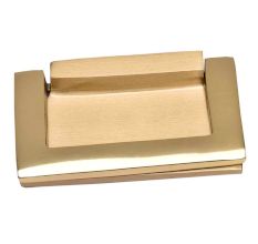 Golden Color  Brass Rectangular Flush Lift Handle Pull Knob