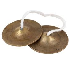 Hindu Worship Manjeere Or Clash Cymbals In Pair