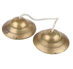 Brass Manjeere Clash Cymbals Hindu Musical Instrument