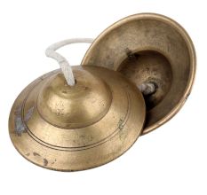Brass Manjeere Clash Cymbals Hindu Musical Instrument