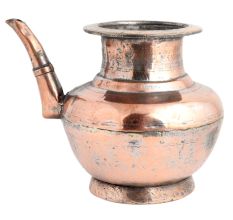 Copper Pot With Stout For Worship