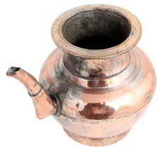 Copper Pot With Stout For Worship