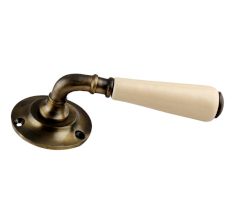 Cream Ceramic Door Mortice Handles