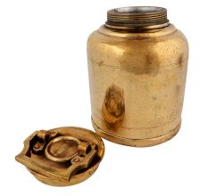 Old Brass Milk Container With Handle