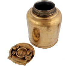 Old Brass Milk Container With Handle