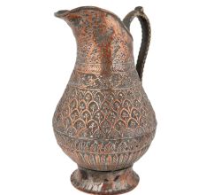 Carved  Copper Jug  Islamic Style For Decoration