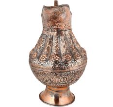 Repousse Copper Water Pitcher Jug