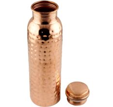 Hand Hammered Copper Water Bottle