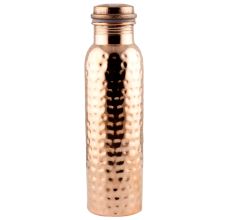 Hand Hammered Copper Water Bottle