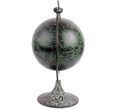 Brass Vintage Globe On A stand