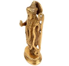 Brass Indian Lord Ram Idol Figurine Holding a Bow