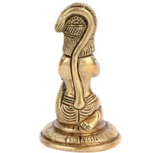 Brass Sitting Hanuman Worship Statue