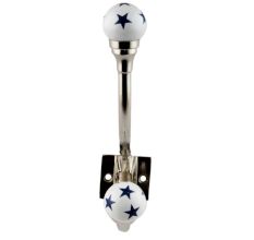 Black Star Ceramic Iron Hooks