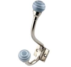 Light Grey Strip Ceramic Iron Hooks