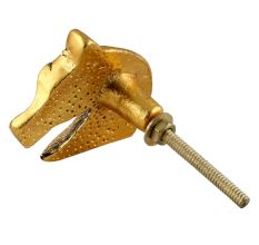 Two Horses Facing Metal Cabinet Knobs One Pair