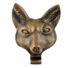 Antique Fox Face Iron Door Knockers