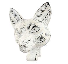 Antique White Fox Face Iron Door Knockers