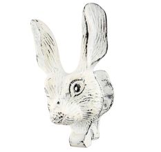 Antique White Rabbit Face Iron Door Knockers