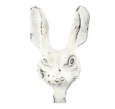 Antique White Rabbit Face Iron Door Knockers