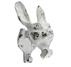 Antique White Rabbit Face Iron Door Knockers