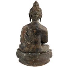 Meditating Brass Buddha Statue