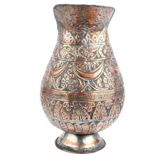 Copper Jug Islamic Style Repousse Pitcher