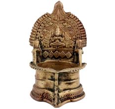 Brass Gaja lakshmi Lamp Jumbo Vilakku oil lamp