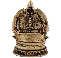 Brass Kamakshi Laxmi Oil Lamp Worship Lamp