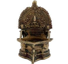 Brass Laxmi Oil Lamp Puja Ritual Alter Lamp