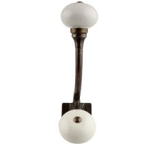 Cream Round Antique Iron Hooks