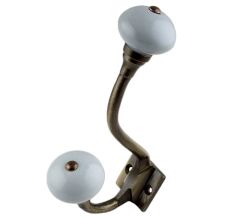 Light Grey Solid Antique Iron Hooks