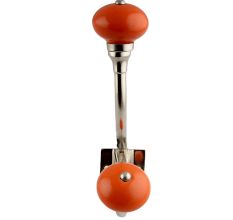 Orange Round Silver Iron Hooks