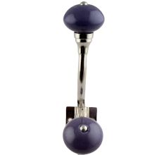 Purple Round Silver Iron Hooks