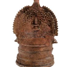 Old Brass Laxmi Oil Lamp Worship Puja Lamp